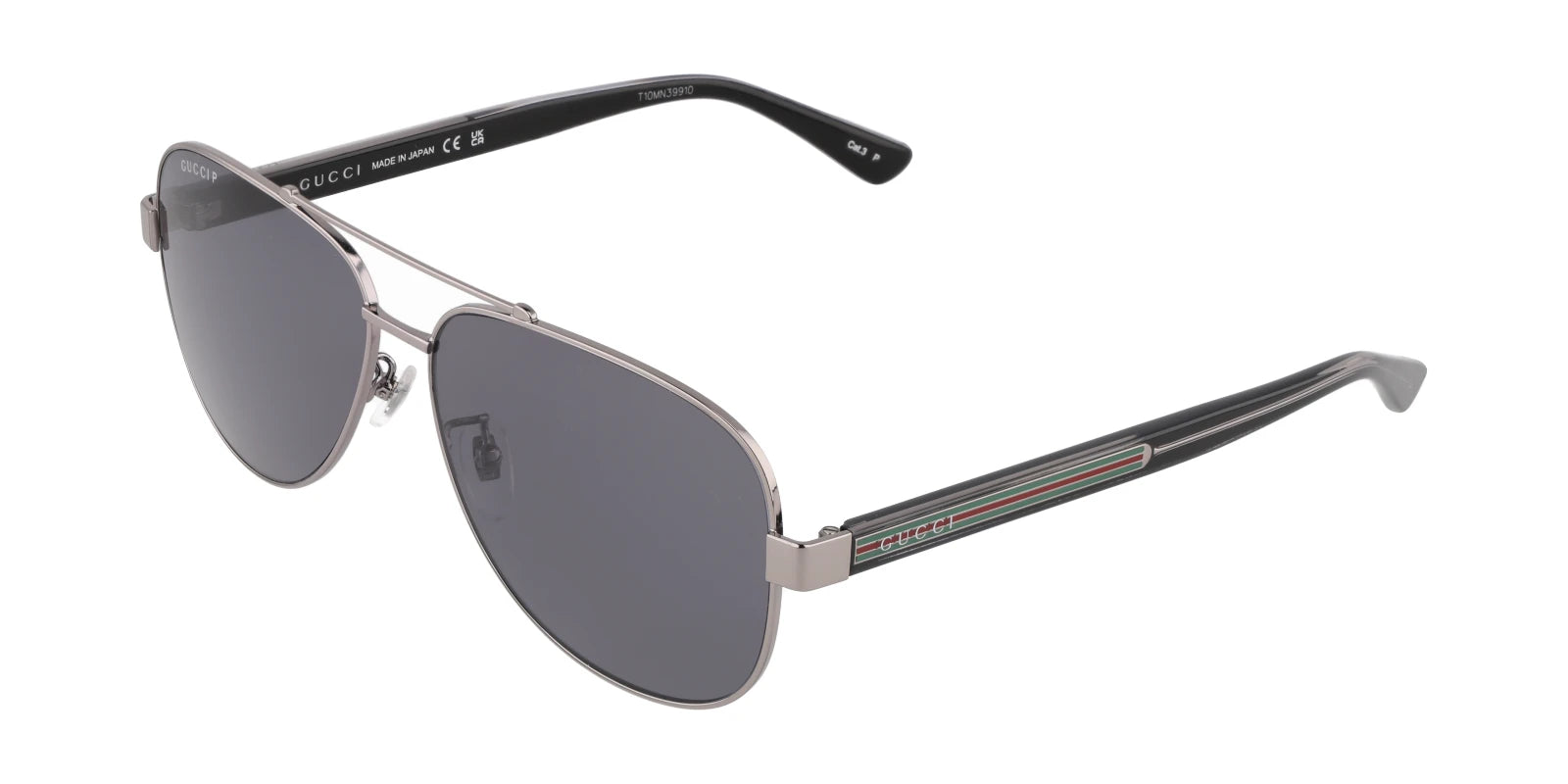 Gucci GG0528-Gunmetal / Grey Polarized