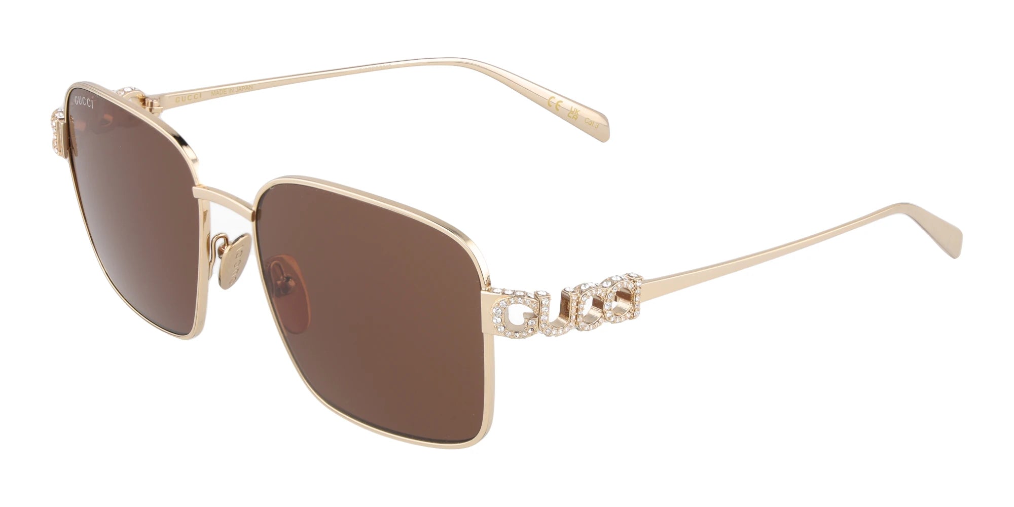 Gucci GG1937-Gold With Brown Lenses
