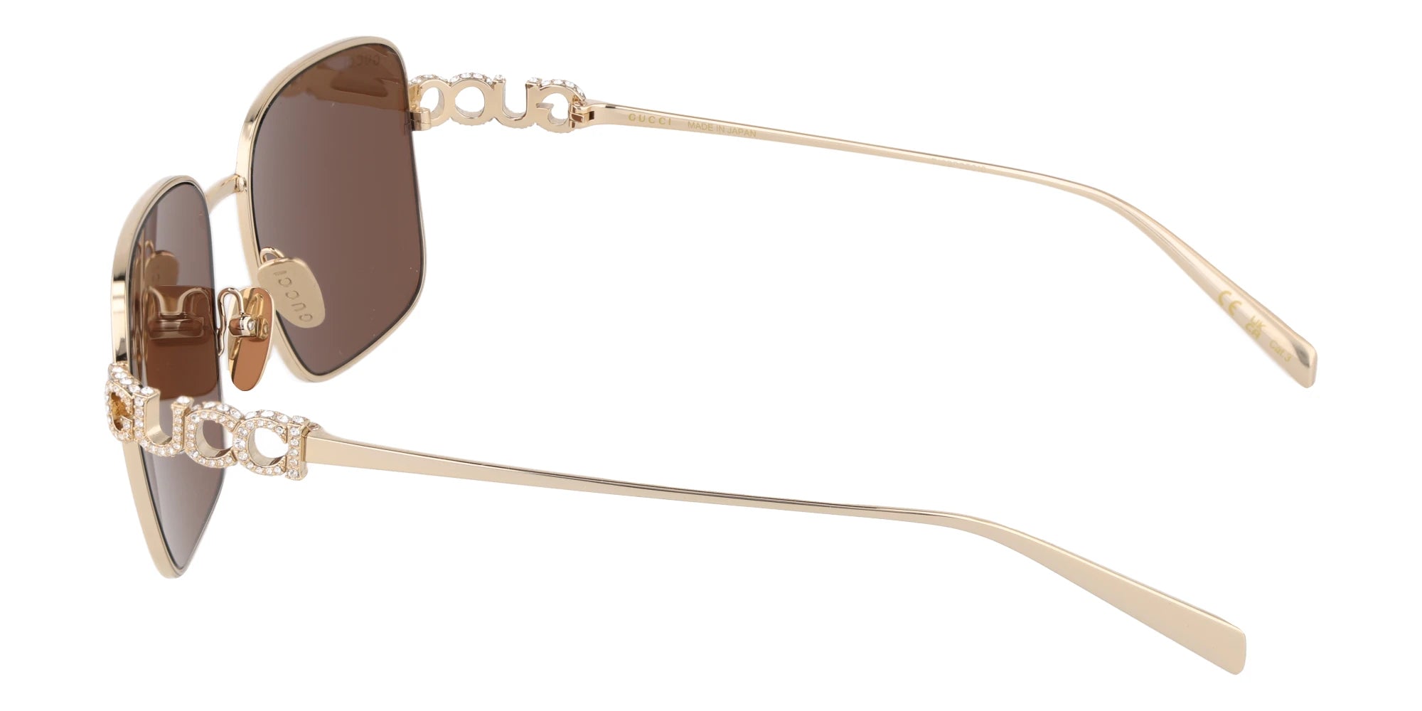 Gucci GG1937-Gold With Brown Lenses