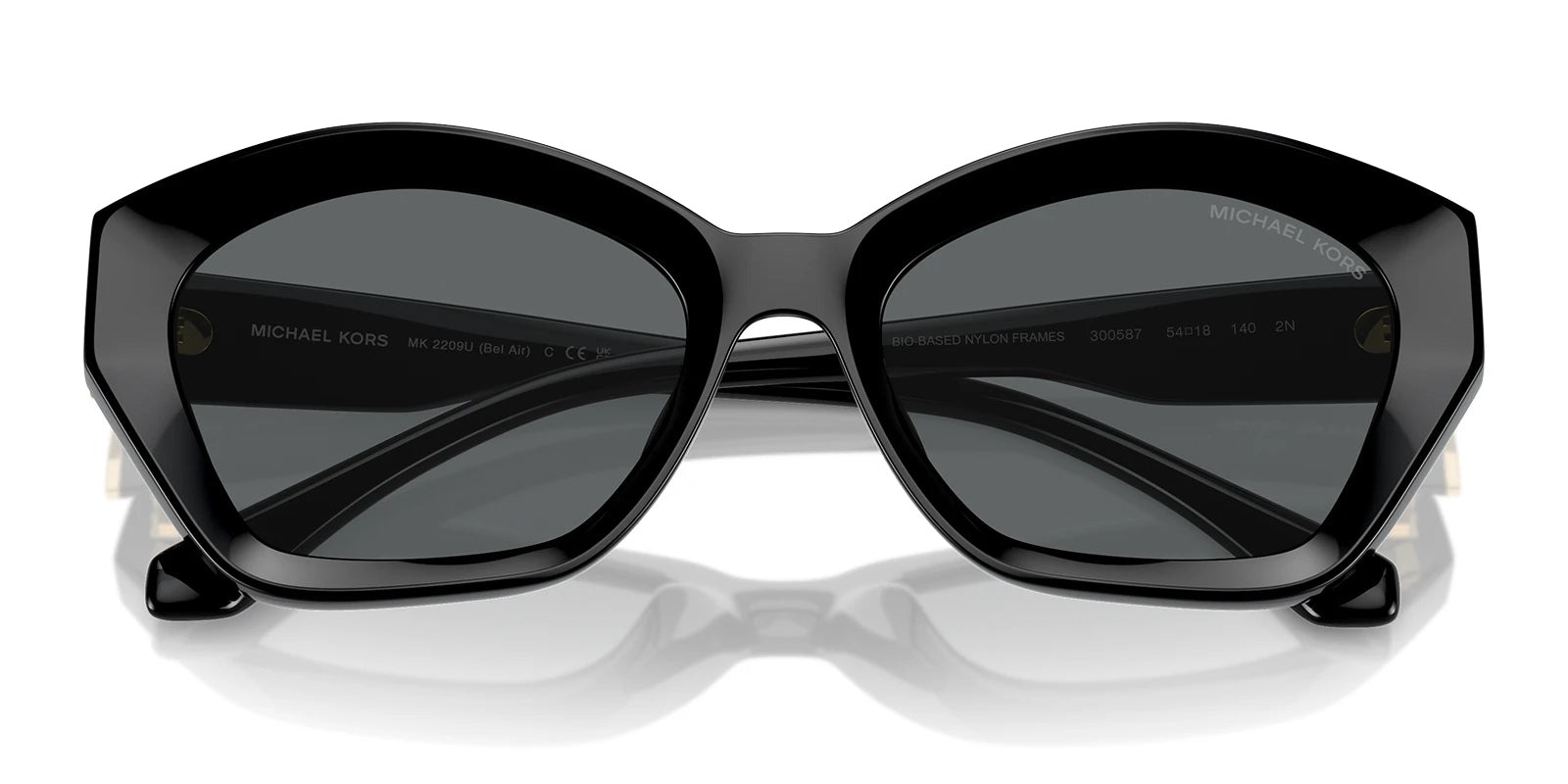 Michael Kors MK2209-Black With Grey Lenses