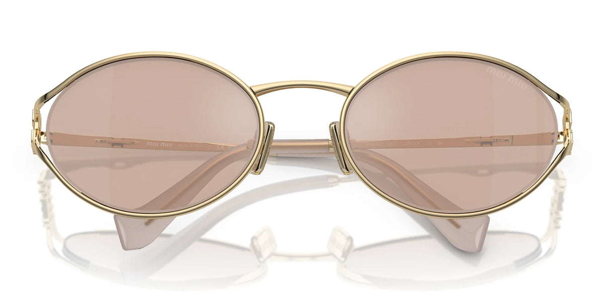 Miu Miu MU52Y-Gold With Brown Lenses