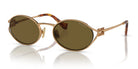 Miu Miu MU52Y-Gold With Green Lenses