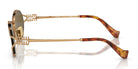 Miu Miu MU52Y-Gold With Green Lenses