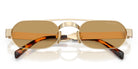 Miu Miu MUB52-Gold With Brown Lenses