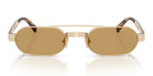 Miu Miu MUB52-Gold With Brown Lenses