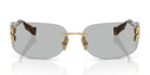 Miu Miu MU A51S-Gold With Grey Lenses