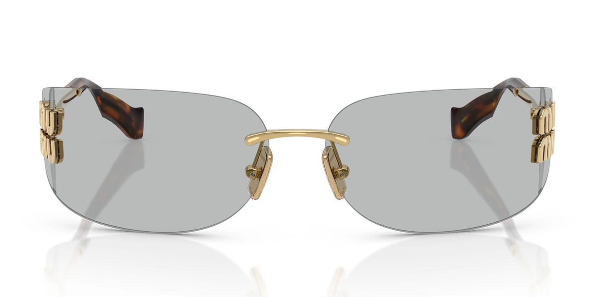 Miu Miu MU A51S-Gold With Grey Lenses