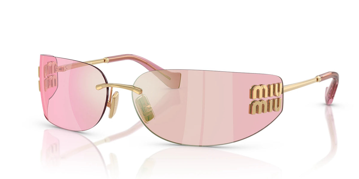 Miu Miu MU A51S-Pale Gold / Light Pink