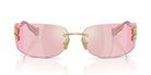 Miu Miu MU A51S-Pale Gold / Light Pink