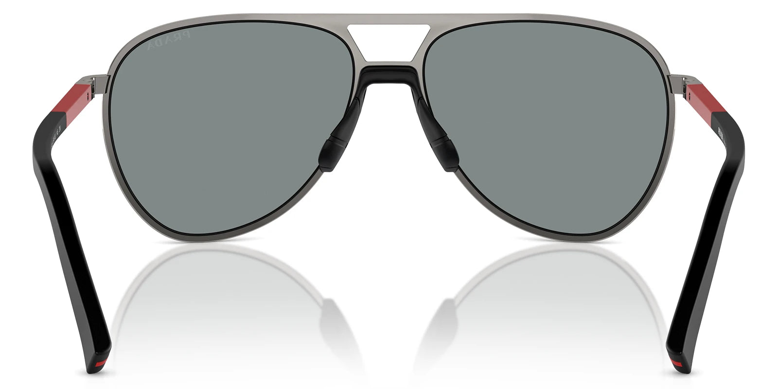 PRADA LINEA ROSSA PS53ZS-Gunmetal With Blue Lenses
