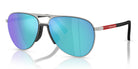 PRADA LINEA ROSSA PS53ZS-Silver / Light Blue
