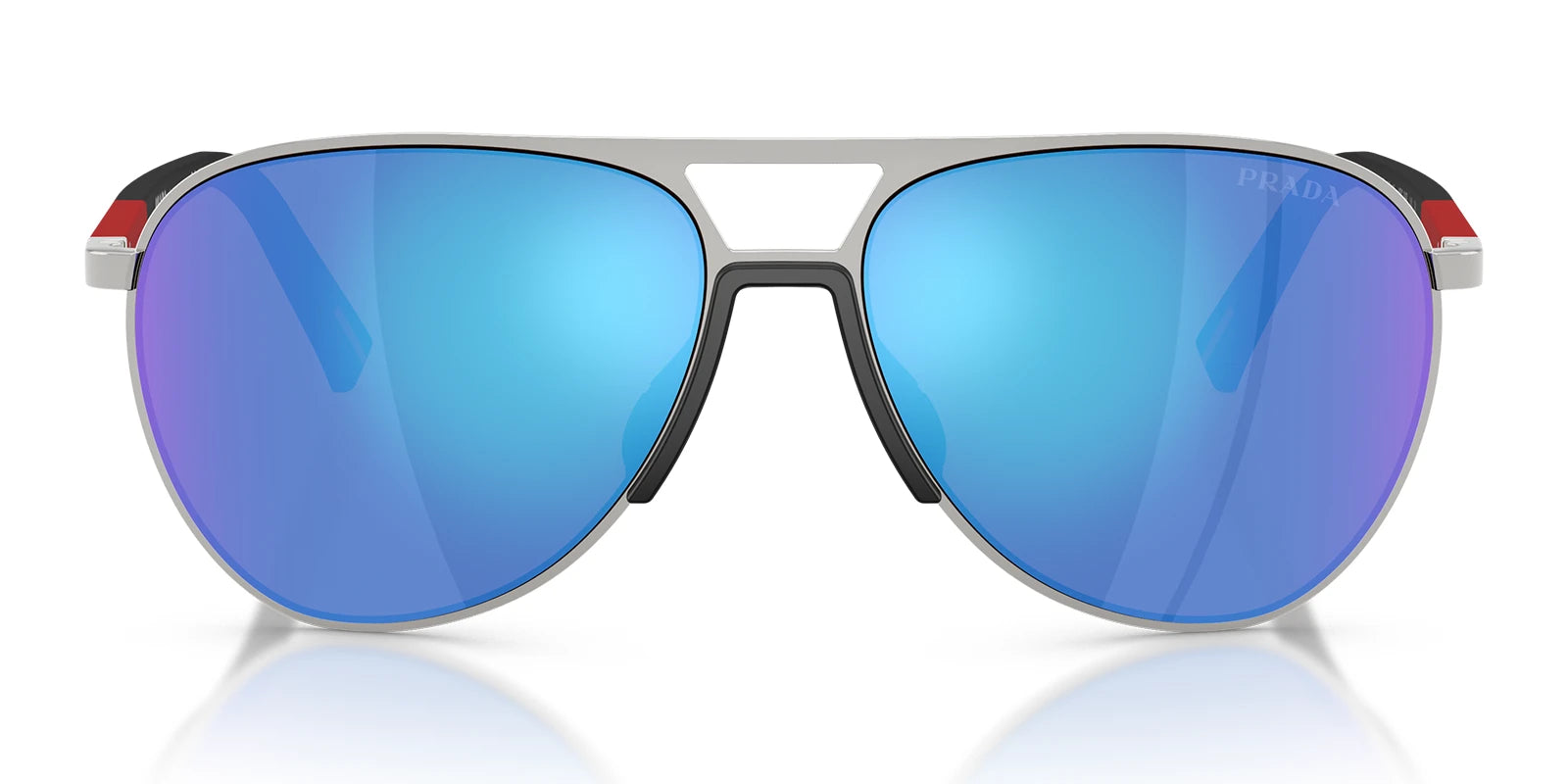PRADA LINEA ROSSA PS53ZS-Silver / Light Blue