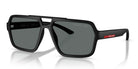 PRADA LINEA ROSSA PSA06S-Black / Grey Polarized