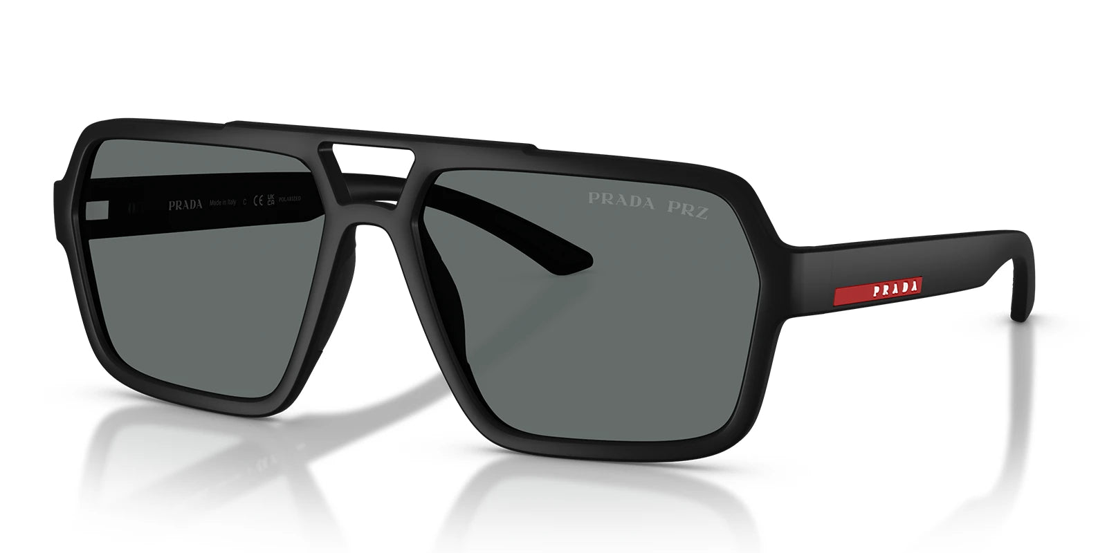 PRADA LINEA ROSSA PSA06S-Black / Grey Polarized