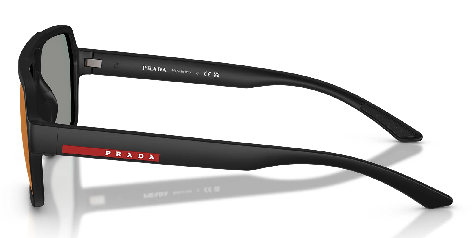 PRADA LINEA ROSSA PSA06S-Black / Mirror Blue Red
