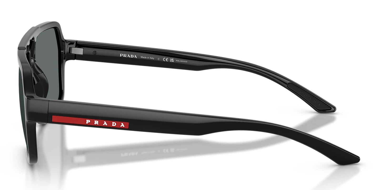 PRADA LINEA ROSSA PSA06S-Matte Black / Grey Polarized