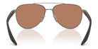 PRADA LINEA ROSSA PSA52S-Gunmetal with Brown Lenses
