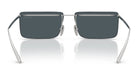 PRADA PRC53S-Silver With Blue Lenses