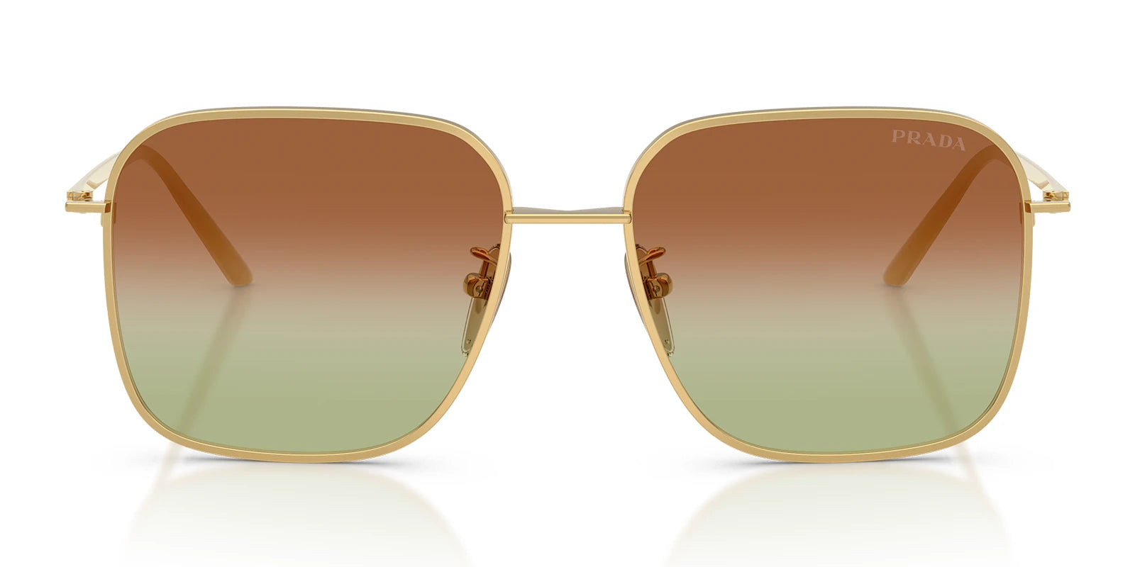 PRADA PRC54S-Light Gold / Gradient Brown