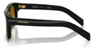 PRADA PRD11S-Black With Yellow Lenses