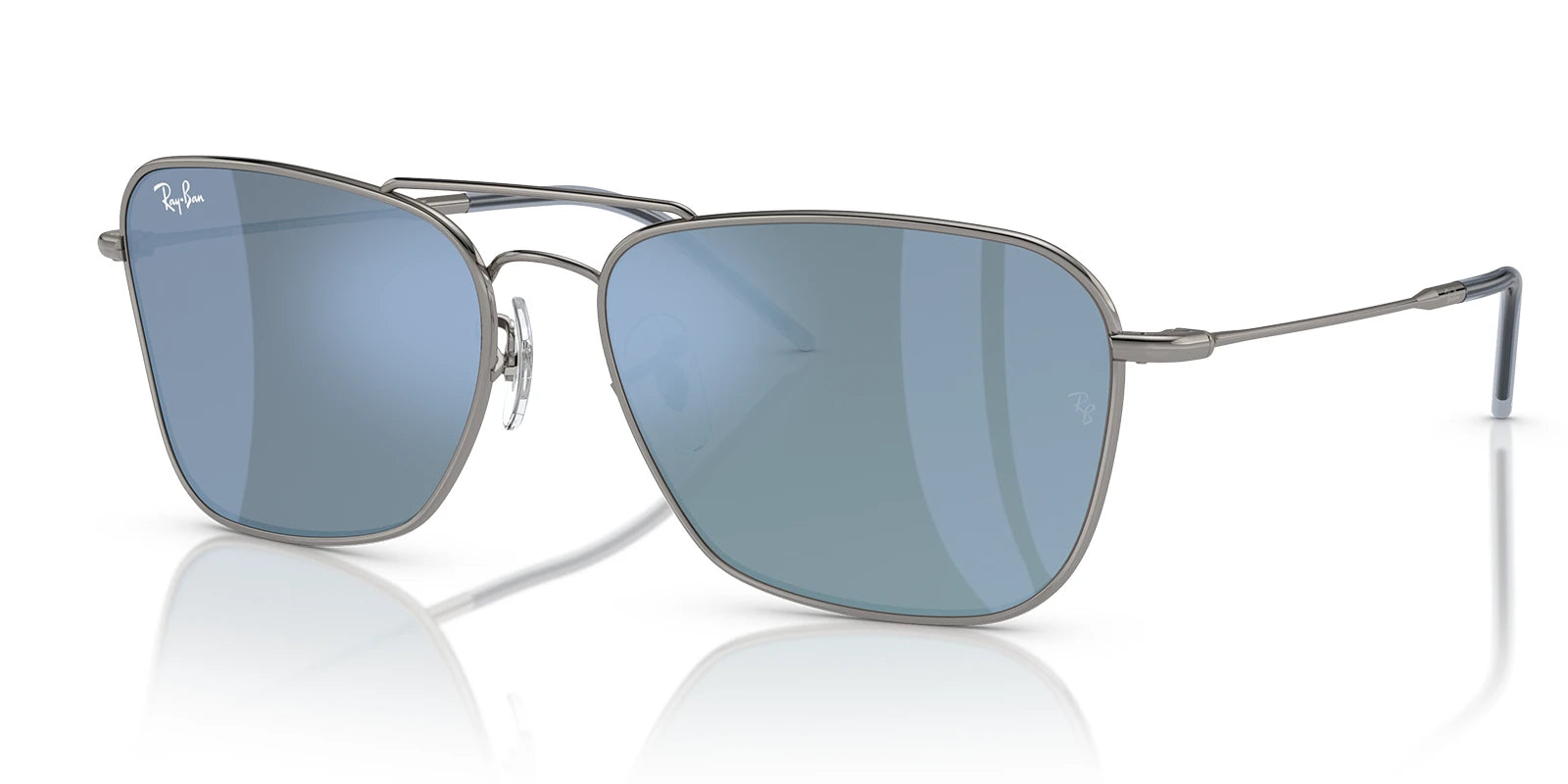 RayBan RB0102-Gunmetal With Blue Lenses