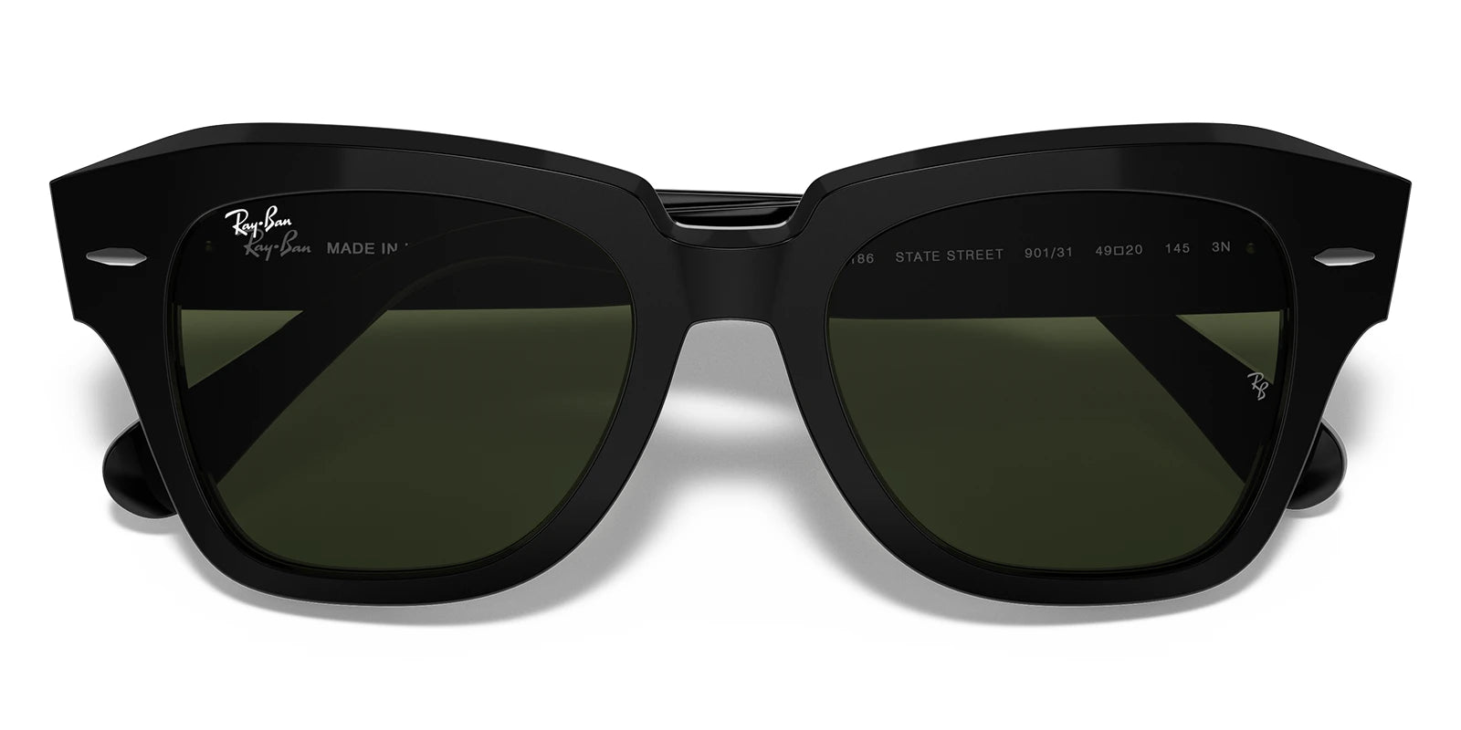 RayBan RB2186-Black / G-15 green