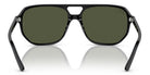 RayBan RB2205-Black With Green Lenses