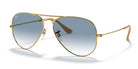 RayBan RB3025-Arista Gold / Light Blue