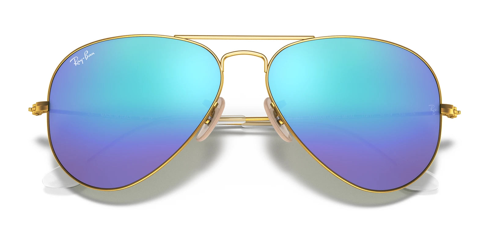 RayBan RB3025-Gold / Blue flash
