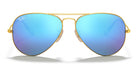 RayBan RB3025-Gold / Blue flash