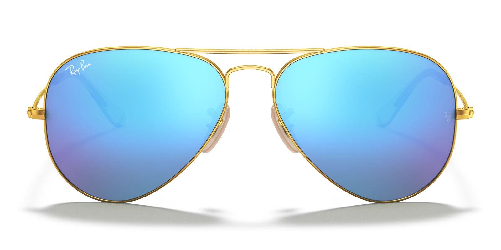 RayBan RB3025-Gold / Blue flash