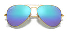 RayBan RB3025-Gold / Blue polarized