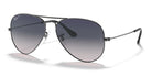 RayBan RB3025-GunMetal / Blue Gradient Polarized