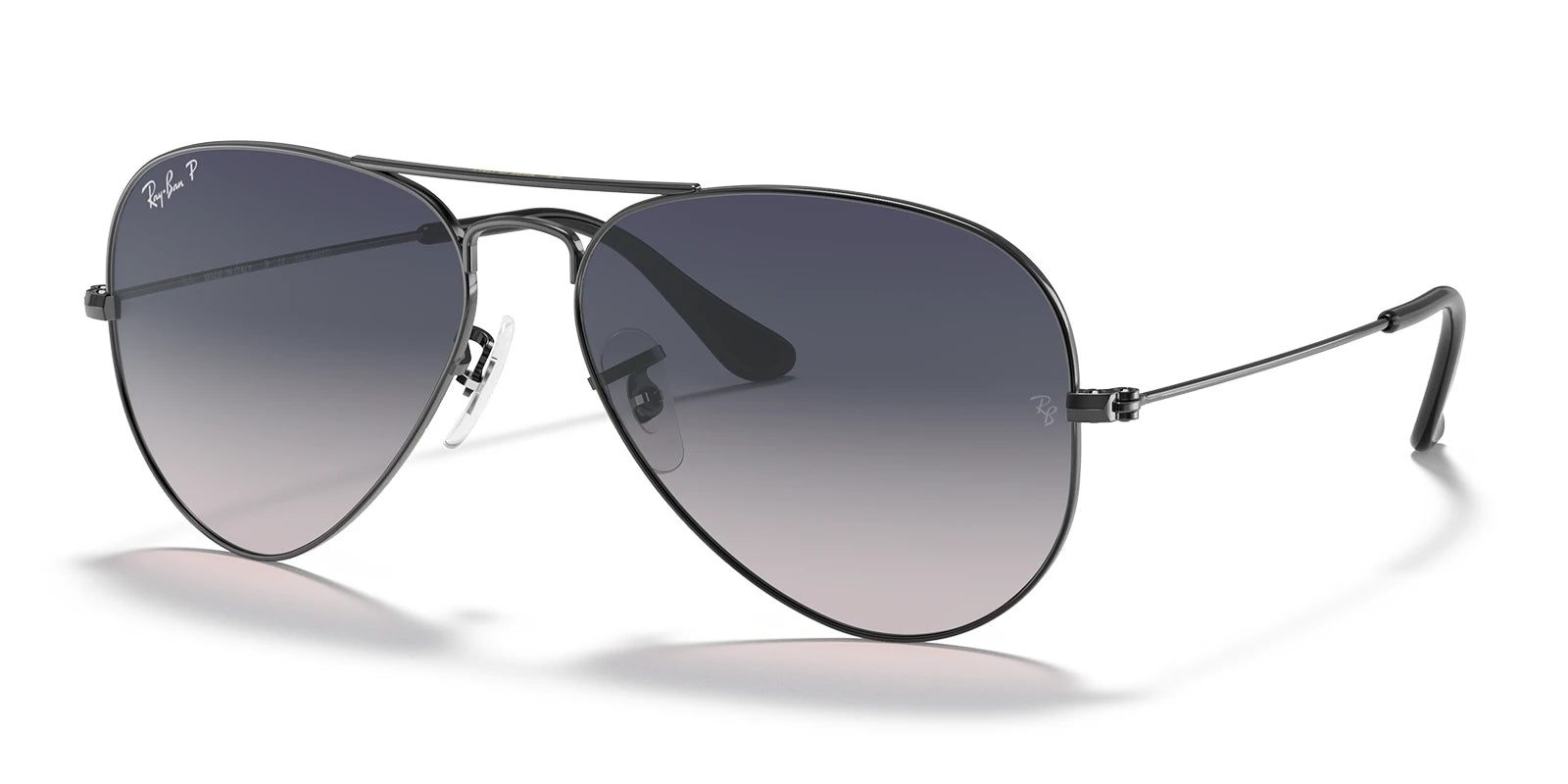 RayBan RB3025-GunMetal / Blue Gradient Polarized