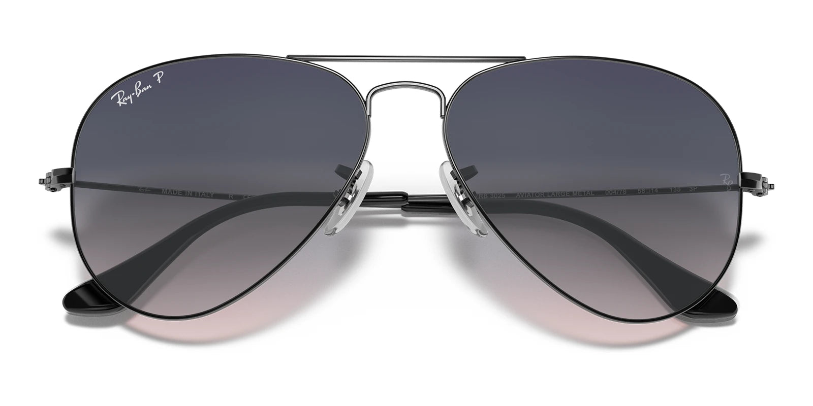 RayBan RB3025-GunMetal / Blue Gradient Polarized