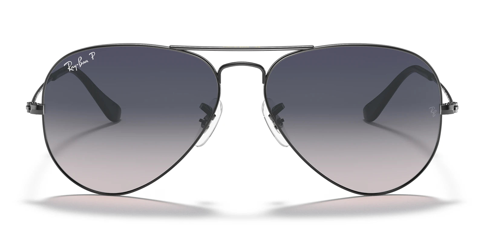 RayBan RB3025-GunMetal / Blue Gradient Polarized