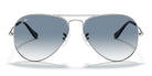RayBan RB3025-Silver / Light Blue Gradient