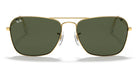 RayBan RB3136-Arista Gold / Green G-15