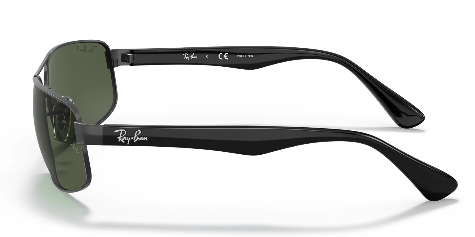 RayBan RB3445-Black / G-15 Green Polarized
