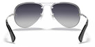 RayBan RB3449-Silver / Grey gradient