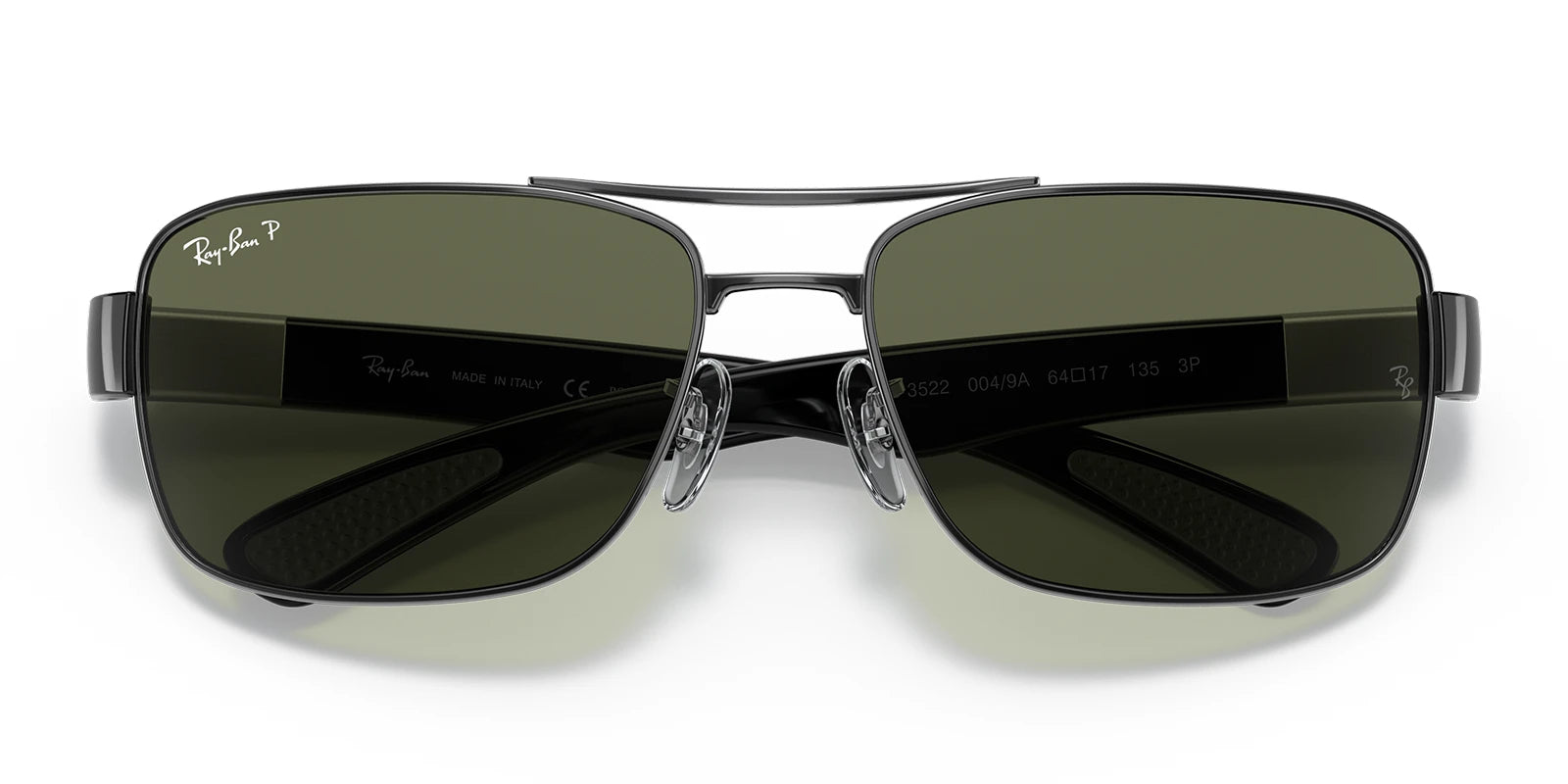 RayBan RB3522-Gunmetal / G-15 Green