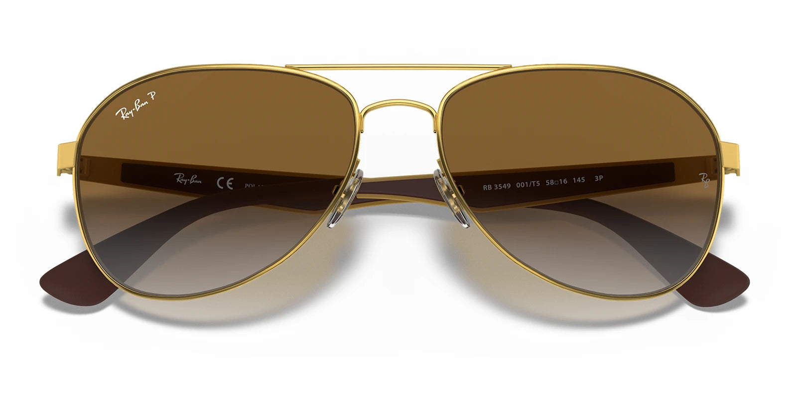 RayBan RB3549-Arista Gold / Brown Polarized