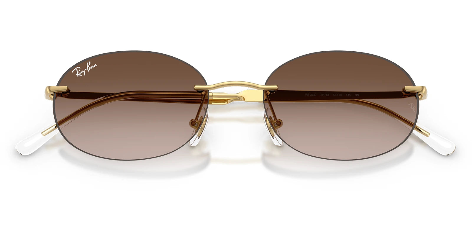 RayBan RB3767- Gold With Brown Lenses