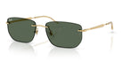RayBan RB3768-Gold With Green Lenses