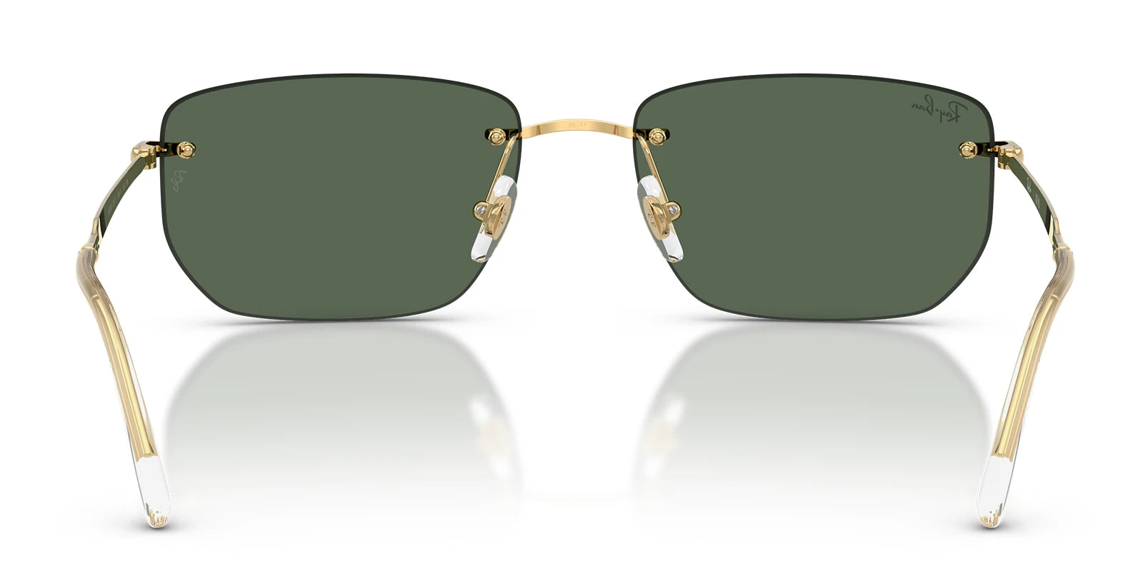 RayBan RB3768-Gold With Green Lenses
