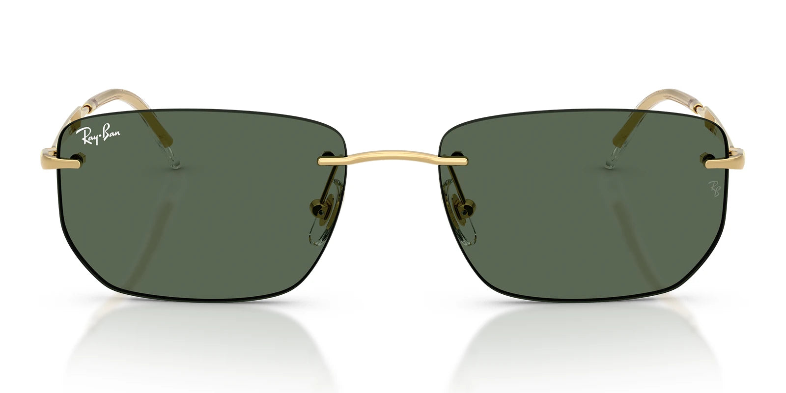 RayBan RB3768-Gold With Green Lenses