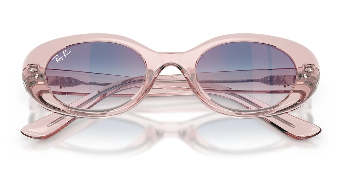 Ray Ban RB9141-Pink / Blue Lenses