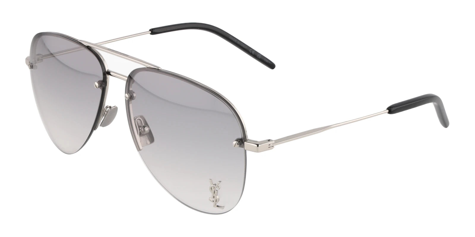 Saint Laurent SL11-Silver / Grey gradient