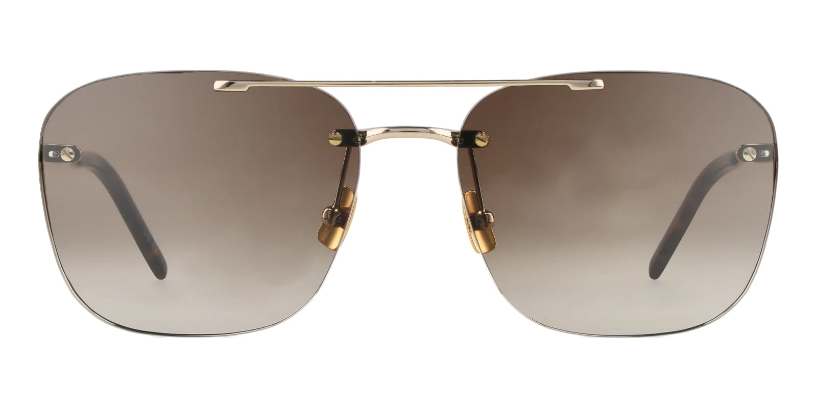 Saint Laurent SL309-Gold With Brown Lenses