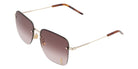 Saint Laurent SL312-Pale Gold / Brown Gradient